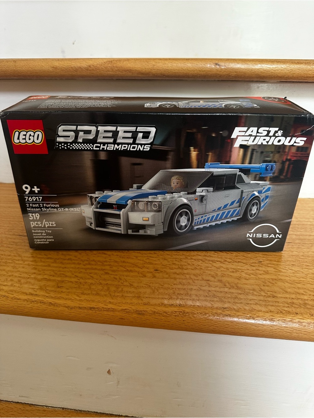LEGO Speed Champions Nissan Skyline GT-R (R34) - Gray, Blue